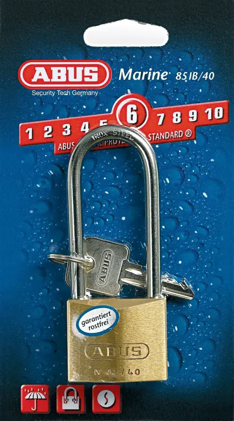 Bilde av Hengelås Abus Marine Lang bøyle 40mm 85IB/40 HB63 C/ESF