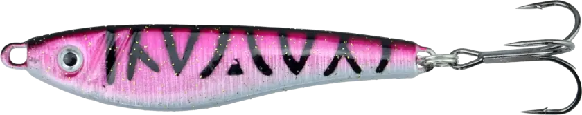 Tigersilda Rosa/Sølv holo glitter18gr osean