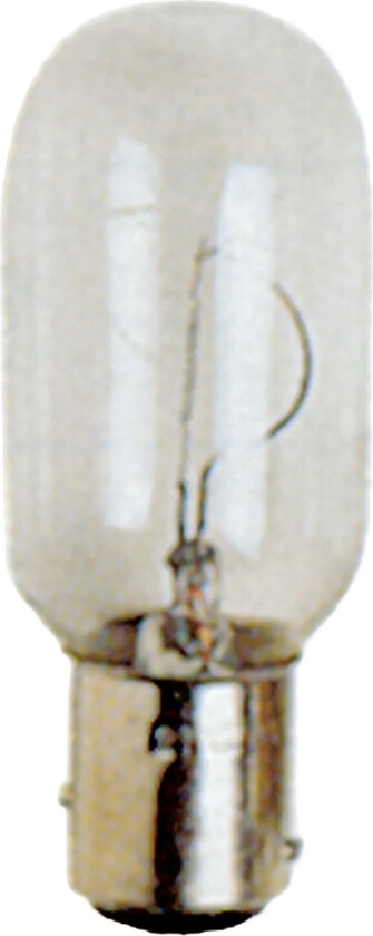 Lyspære 12V/25W F/ Lanterne 12m. Bay15d