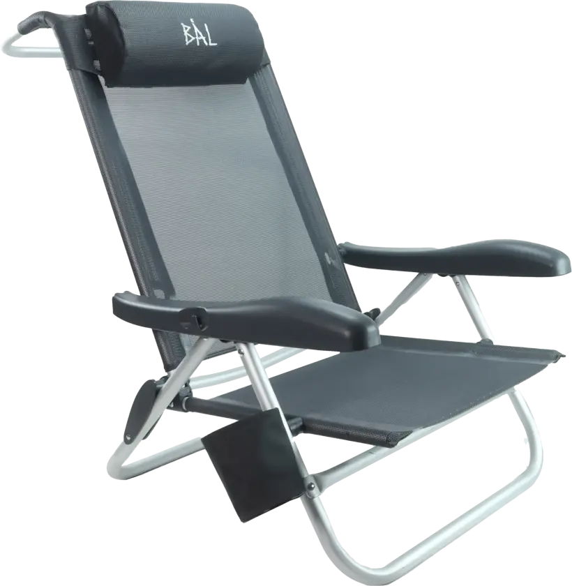 Strandstol aluminium 49x63x82cm