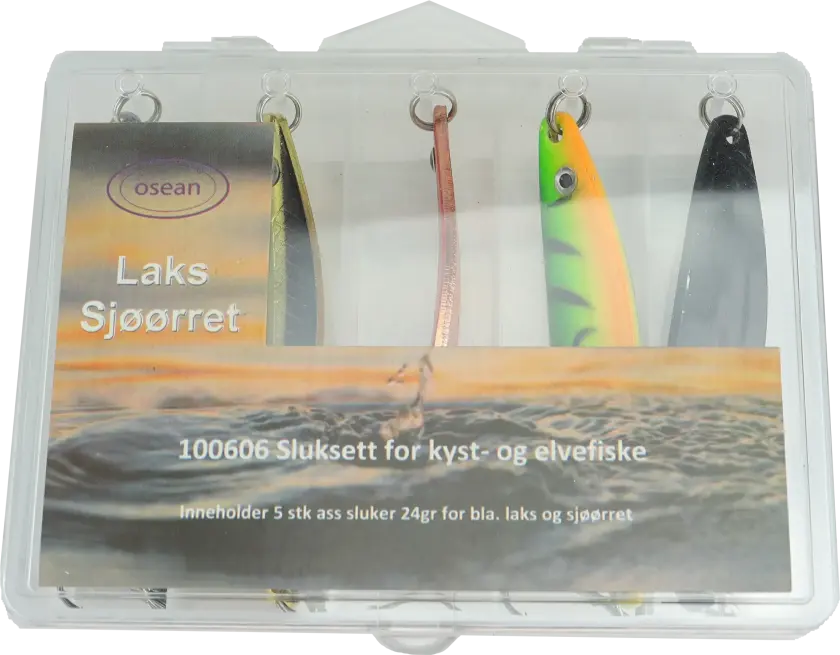 Osean Sluksett kyst/elv 24gr 5ass m/boks