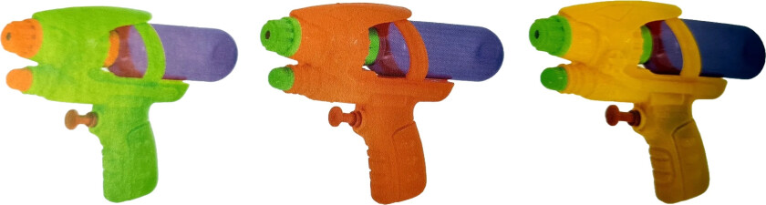 Vannpistol 13cm ass farger