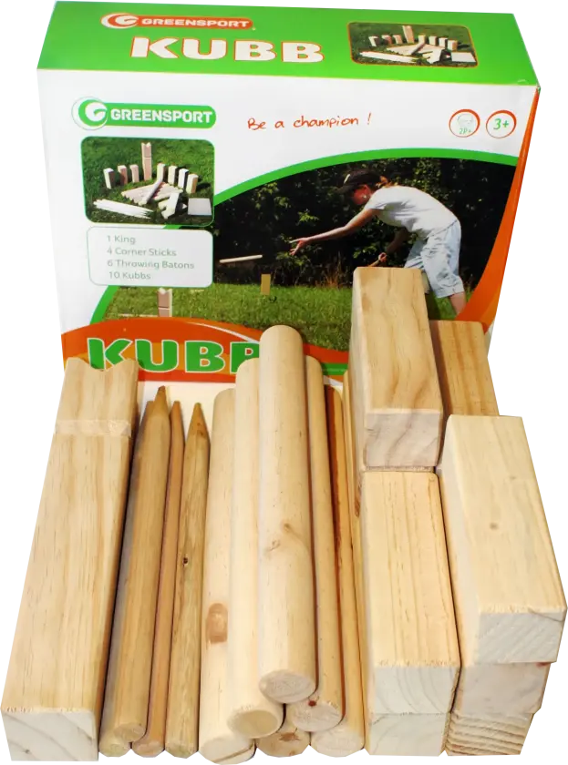 Kubb spill, tre