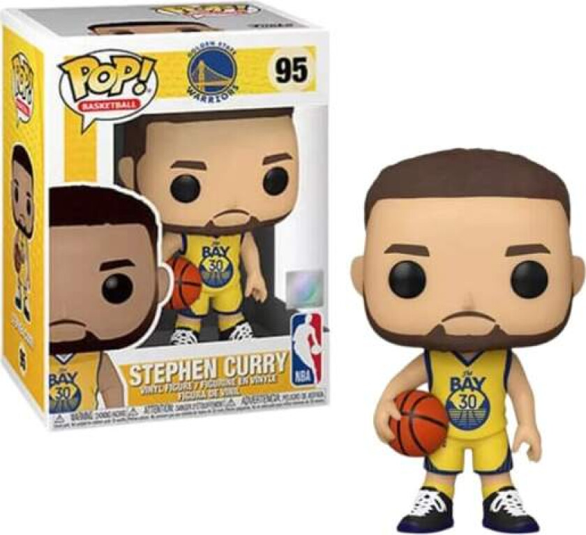 Funko POP NBA Basketfigur Figur Curry Hand Figur Gul