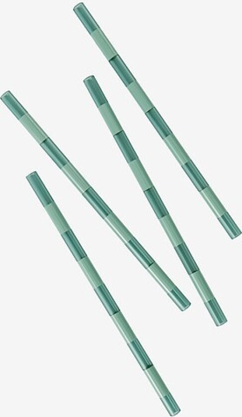 POPPY sugerør i glass 4-pakning