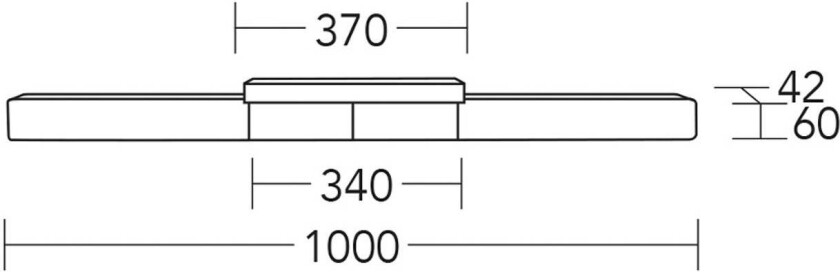LED-taklampe Lana del bronco, tre, dimbar
