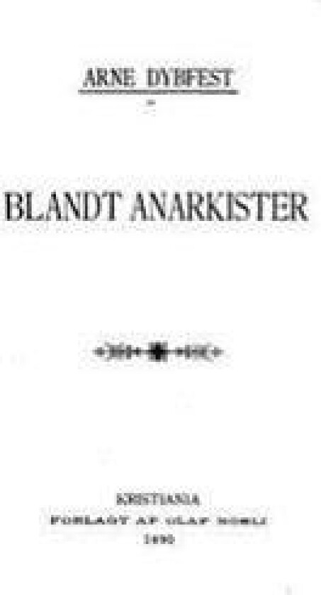 Blandt Anarkister