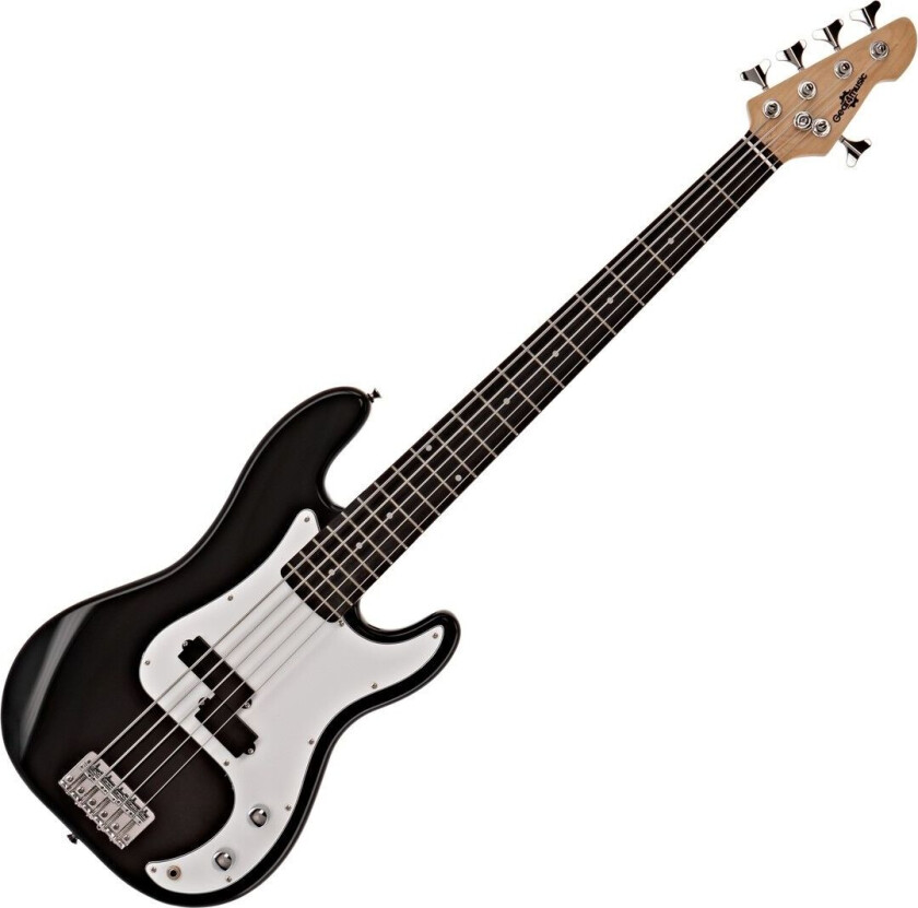 Gear4Music LA 5-strengers Bassgitar fra Gear4music Black - Nesten Nytt