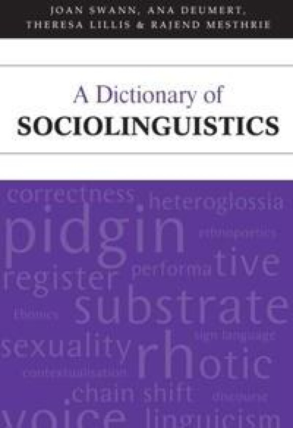 A Dictionary of Sociolinguistics
