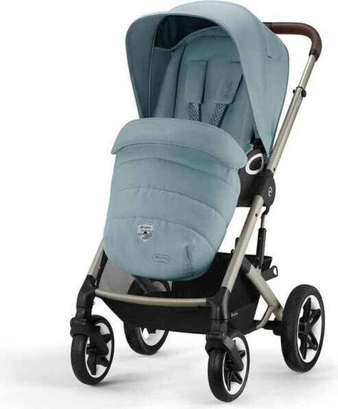 TALOS S Lux Sportsvogn, Stormy Blue/Tapue - Vendbar Sittedel