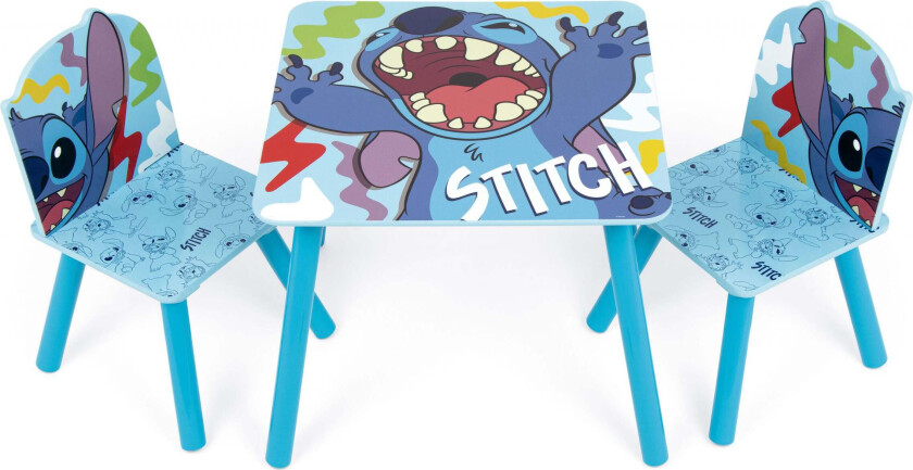 Disney Lilo & Stitch Bord og Stoler, Blå - Sittemøbler - MDF