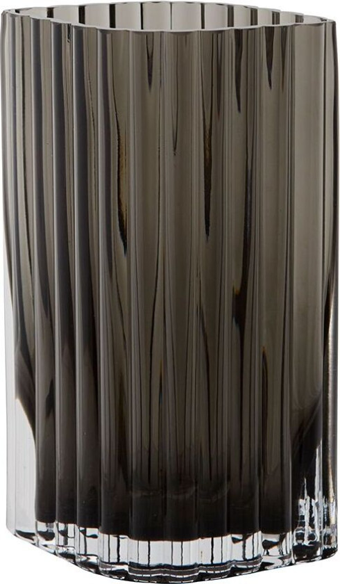 Folium vase 20 cm Black