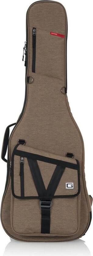 GT-ELECTRIC-TAN Transit Series Electric Guitar Bag Tan