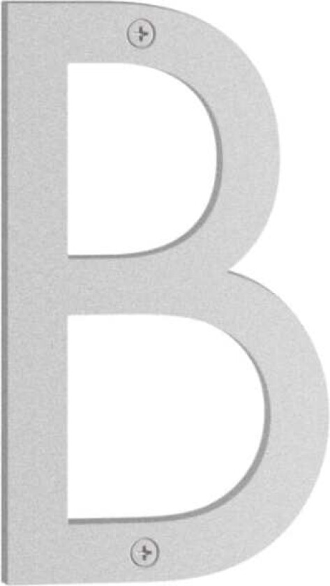 Nordic Husbokstav H16cm Grå / B