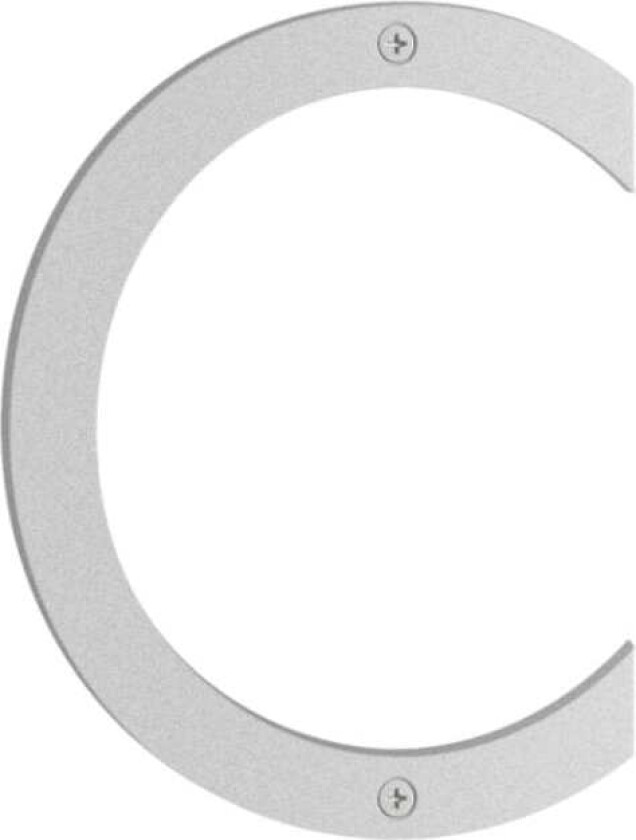 Nordic Husbokstav H16cm Grå / C