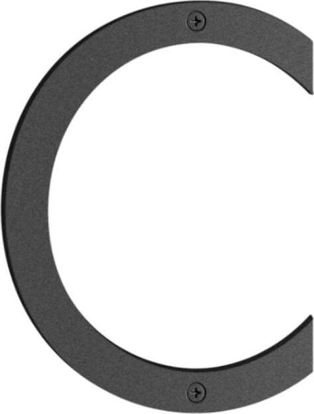 Nordic Husbokstav H16cm Svart / C