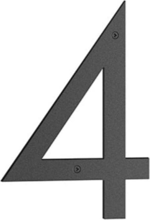 Nordic Husnummer H23cm Svart / 4