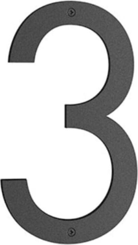 Nordic Husnummer H23cm Svart / 3