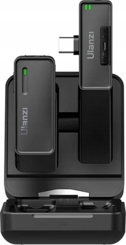 Mikrofon Uw-Mic 10T Trådløs Mikrofon For Telefon Usb Type-C + Etui Med Lader