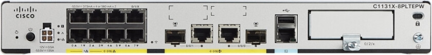 Isr 1100X 8P 8G Dual Ge Router Ctlr Pluggable Sms/Gps - E Wifi