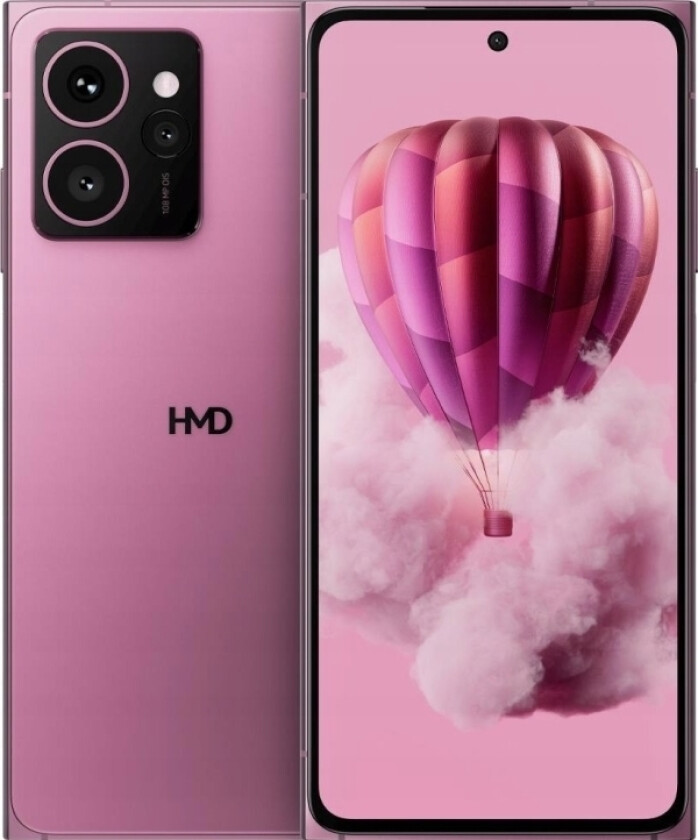 Smartfon Hmd Hmd Skyline 16,6 Cm (6.55") Dual Sim Android 14 5G Usb Type-C 12 Gb 256 Gb 4600 Mah Róowy