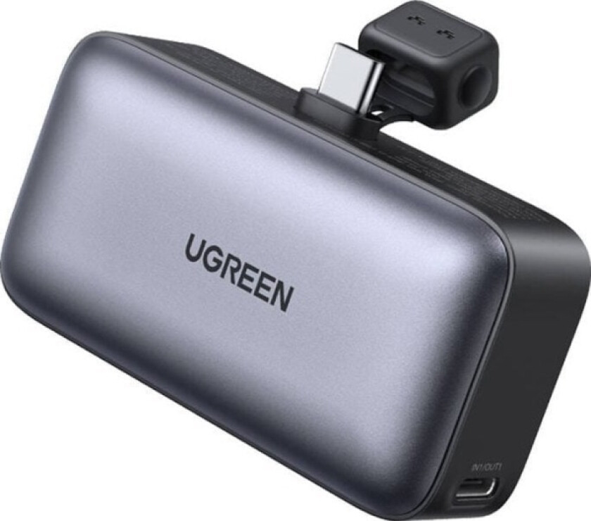 5000Mah Power Bank With Built-In Usb-C Connector