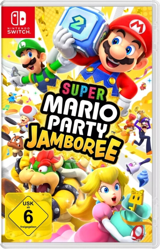 Super Mario Party Jamboree, Nintendo Switch-Spill (Inkluderer 7 Dager Nintendo Switch Online-Medlemskap)