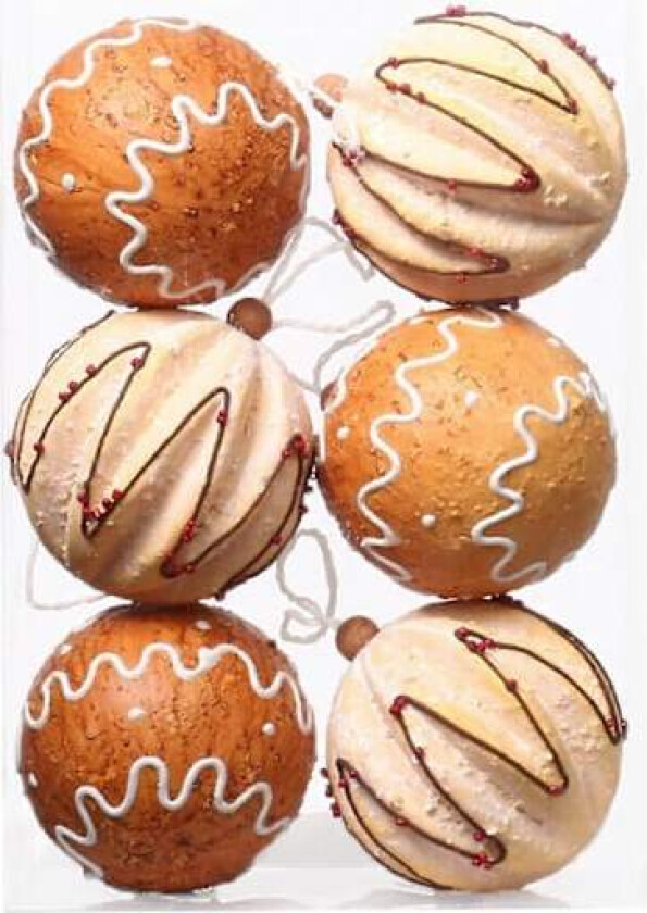 Julepynt, 8 cm fargerike pepperkake-menn i skum, julekulesett, julepynt til treet