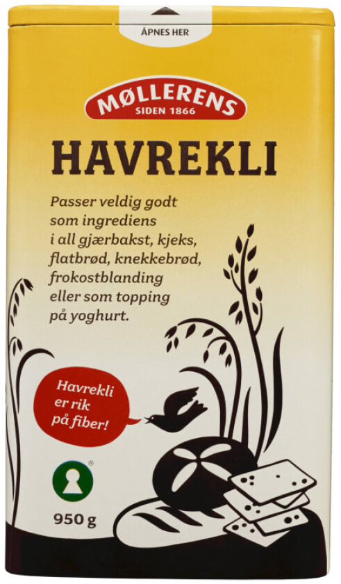 Havrekli 950g boks