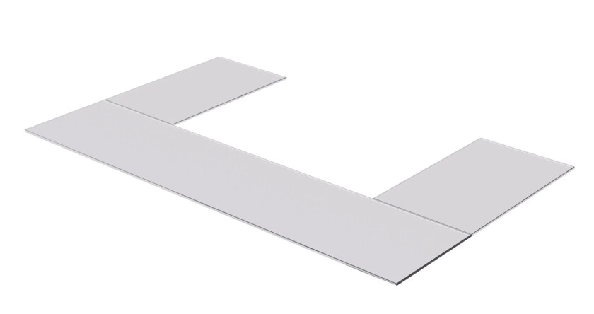 GULVPLATE MONACO KLART GLASS