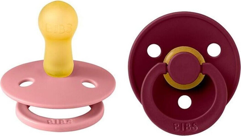 Smokker, 2stk Colour, Dusty Pink / Elderberry, Latex - Size 2