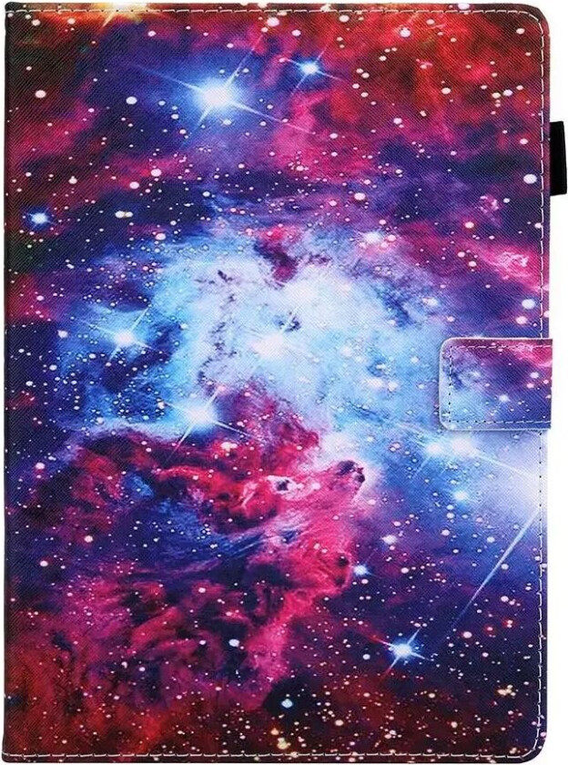 iPad 9.7 (2018-2017) / iPad Air / iPad Air 2 PU Skinndeksel m. Stand - Galakse