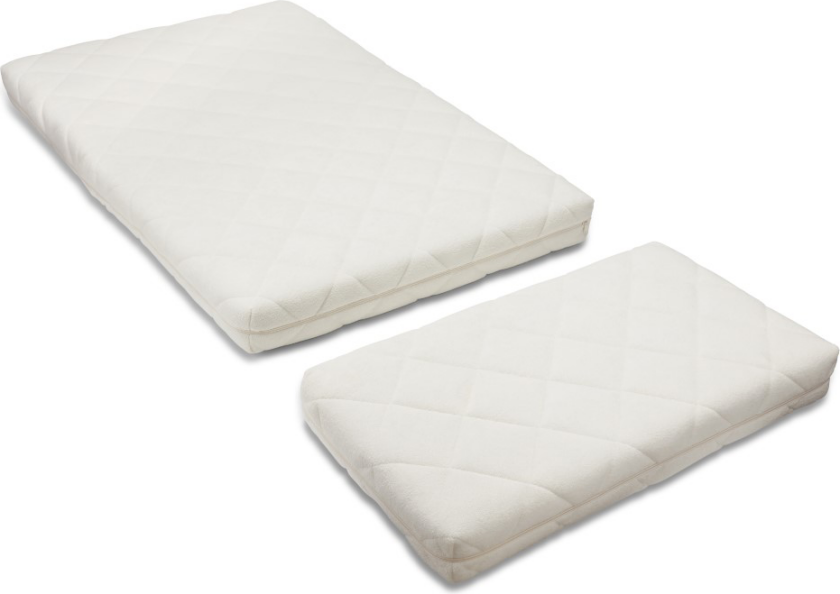 Nofred Form madrass til baby & juniorseng 2 deler Hvit