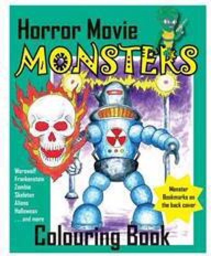 Horror Movie Monsters Colouring Book