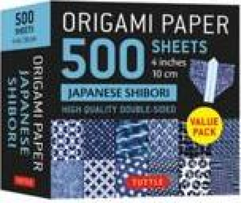 Origami Paper 500 sheets Japanese Shibori 4' (10 cm)