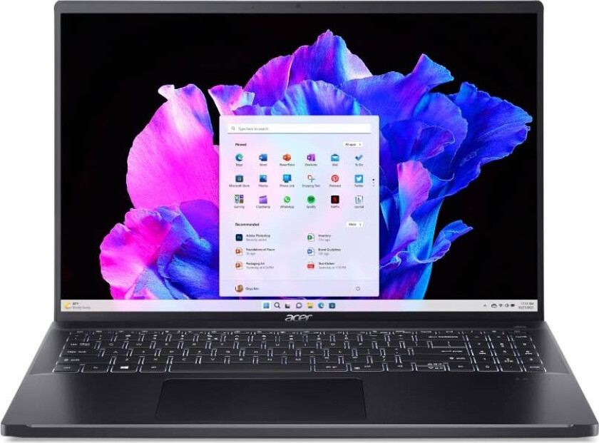 Swift Go 16 OLED Pro Ultratynn bærbar PC | SFG16-71 | Svart