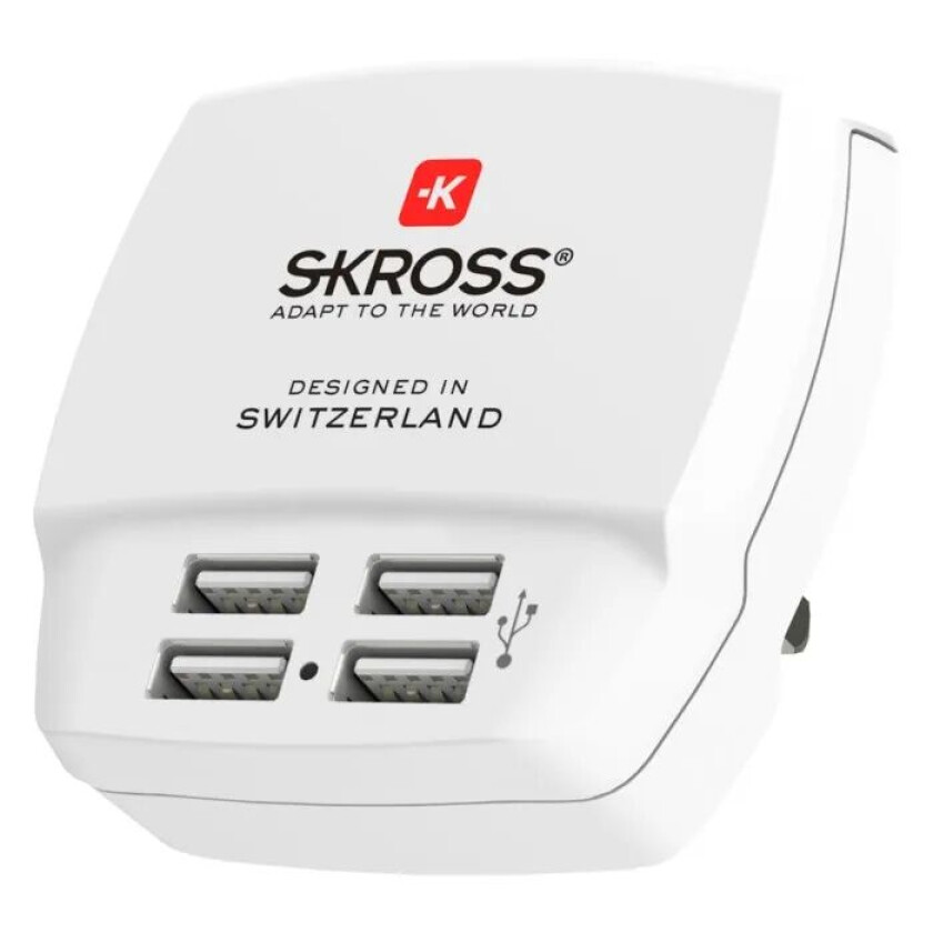 USB-reiselader UK 4-porter