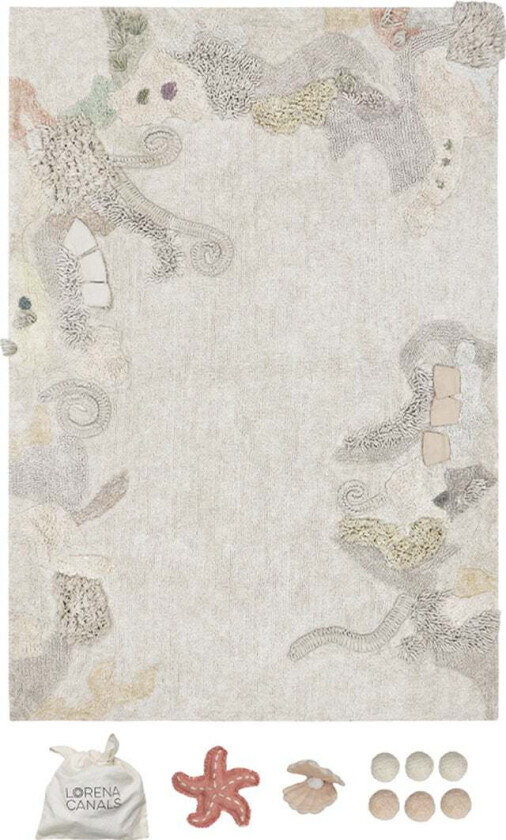 Lorena Canals Leketeppe Seabed 140x200 - Tekstiler - 100% Polyester