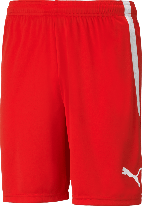 teamLIGA Shorts, fotballshorts herre Red-Puma White