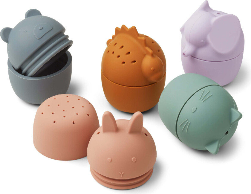 Gaby Badeleker 5-Pack, Multi - Badeleker - Silikon