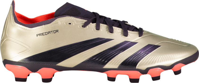 adidas Predator League MG Q4 24, fotballsko gress og kunstgress, unisex PLAMET/AURBLA/TURBO