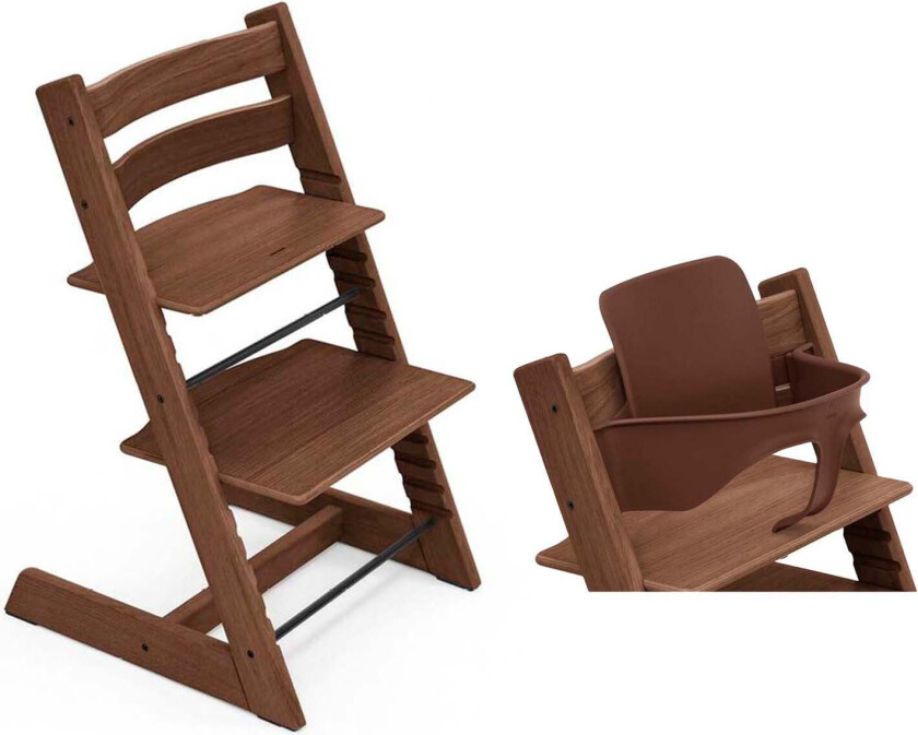 Tripp Trapp Matstol inkl. Babysett, Oak/Warm Brown - Matstoler