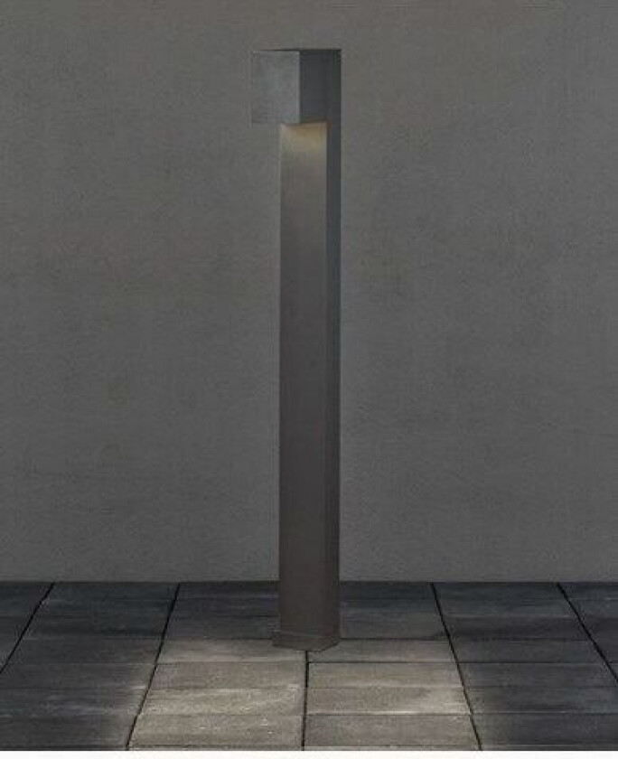 Cremona Sokkellampe 8W HP LED mørkgrå stellbare lysbilde