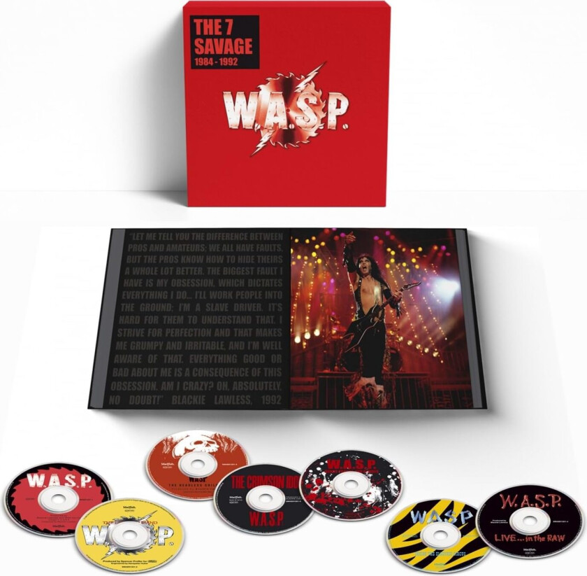 Bilde av W.A.S.P. The 7 Savage 19841992 CD