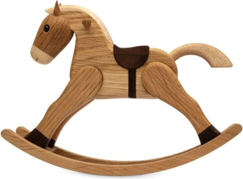 The Rocking Horse dekorasjon 13,5 cm Eik