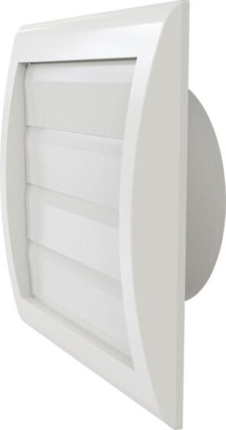 Bilde av Lamellventil FW 100 m/stuss Hvit - 400083