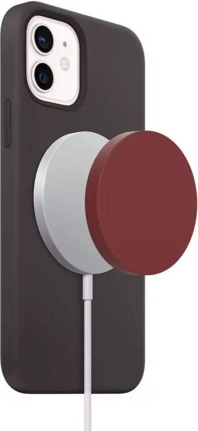 Silikon Deksel til Apple MagSafe lader - Bordeaux Rød