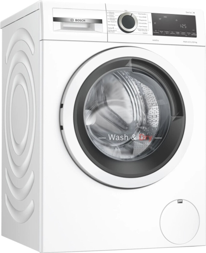 Serie | 4 Wna13470 - Vaskemaskin/Tørker - Nisje - Bredde: 60 Cm - Høyde: 85 Cm - Frontileggelse - 63 Liter - 8 Kg - 1400 Rpm - Hvit