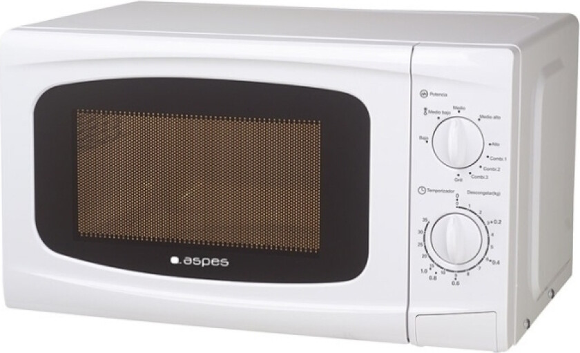 Aspes Microwave With Grill 20L 700W White Amw2700g
