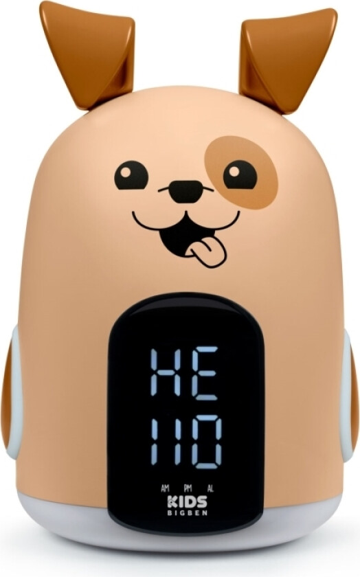 Bigben Kids Alarm Clock With Night Light Three Brown Dog Sounds Rkidsdog